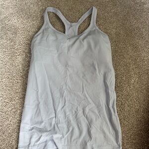 Ebb to street blue ribbed tank